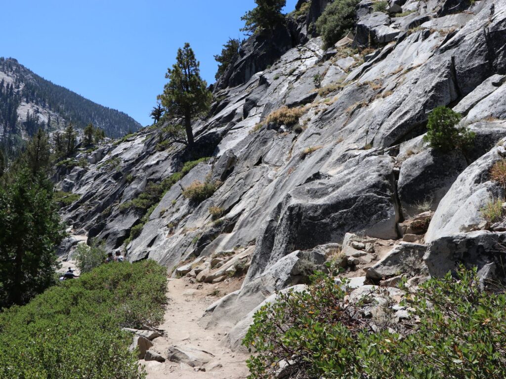 Mount Rose hiking path in Lake Tahoe